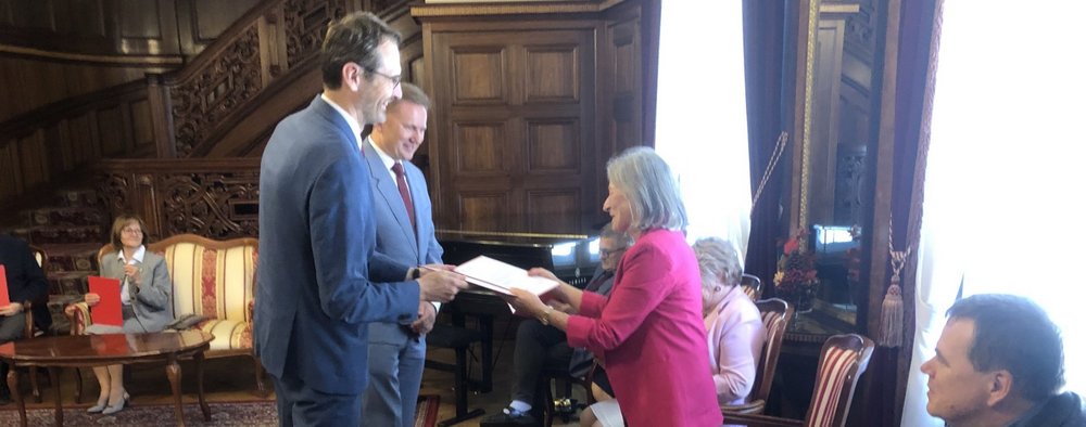 Meeting of the Rector of the University of Lodz with retiring University employees 