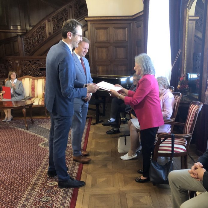 Spotkanie rektora UŁ z pracownikami uczelni odchodzącymi na emeryturę