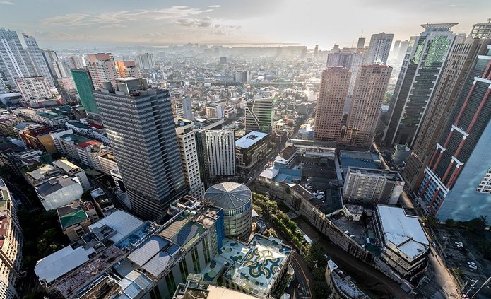 a decorative element: a large metropolis