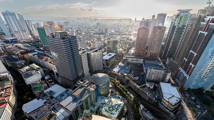 a decorative element: a large metropolis