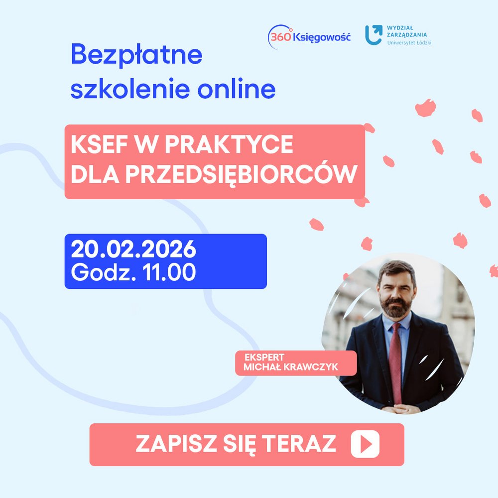 Plakat promujący szkolenie