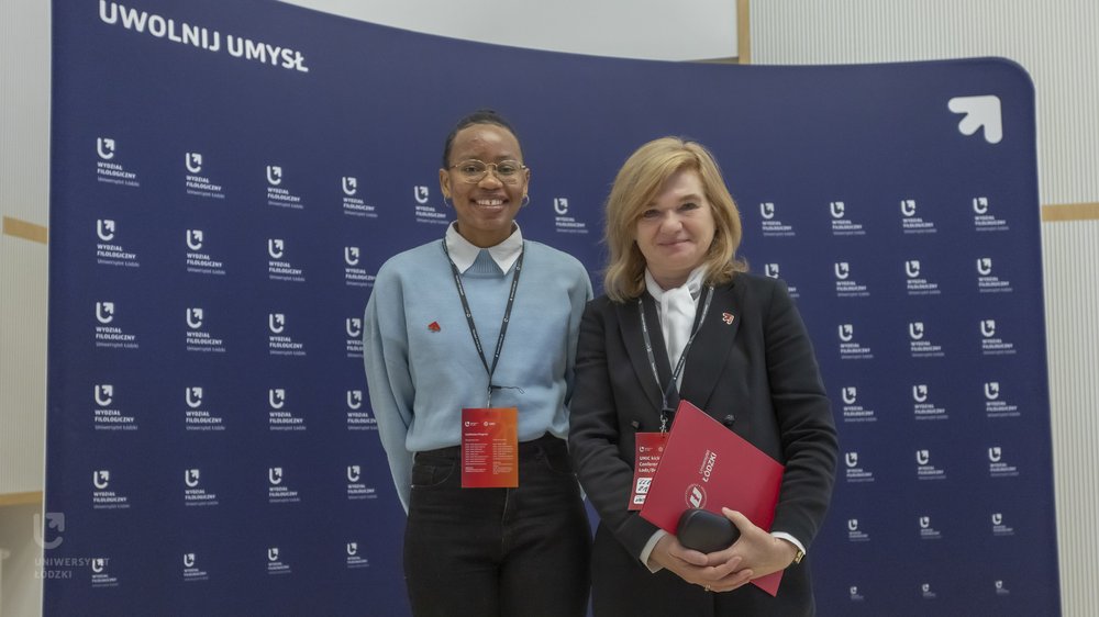 Rumbidzai Hodzonge i rektor UŁ