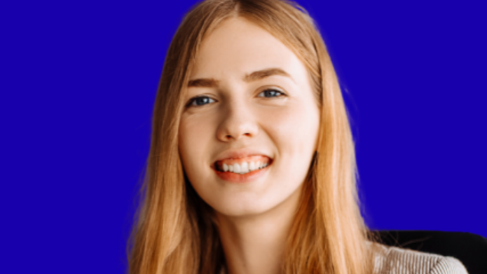 Portret studentki uniwersytetu łódzkiego