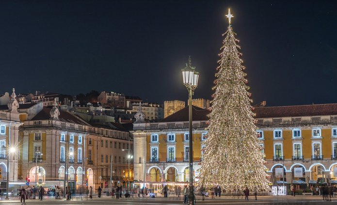 Christmas photo from Lisbon