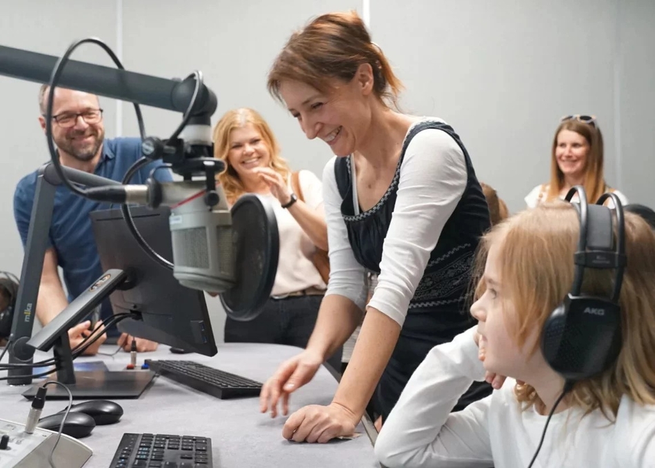 Red. Izabella Berkowska przy pracy.