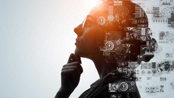 ai, analysis, artificial intelligence, automation, big data, brain, business, cg, cloud computing, communication, computer graphics, concept, creative, cyber, deep learning, digital transformation Text graphics illustrating AI
