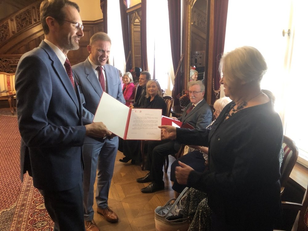 Meeting of the Rector of the University of Lodz with retiring University employees 