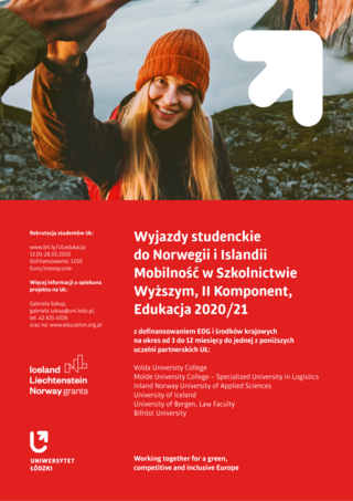 Plakat programu Edukacja 2020-2021