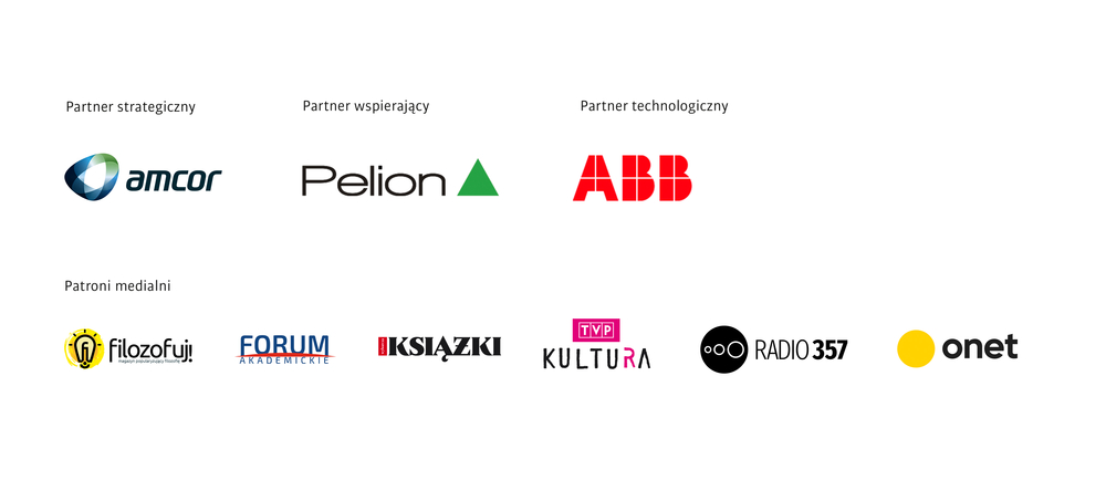 logotypy sponsorów i patronów medialnych