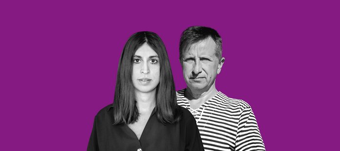 prof. Aliaksandra Sidarava oraz dra hab. Andrze Pieczewski