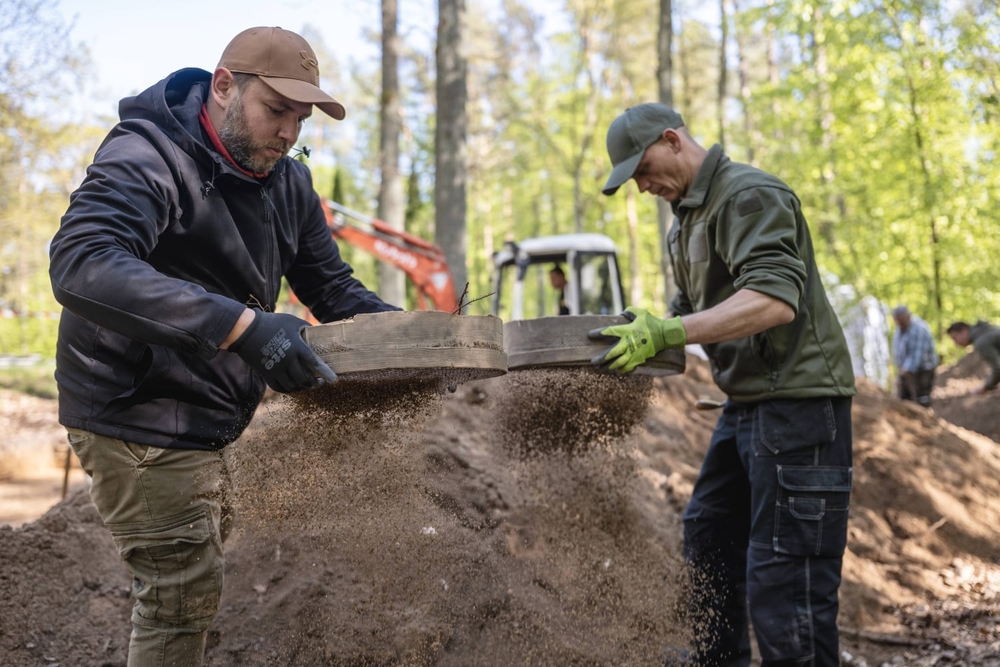 Zdjęcia z prac archeologicznych