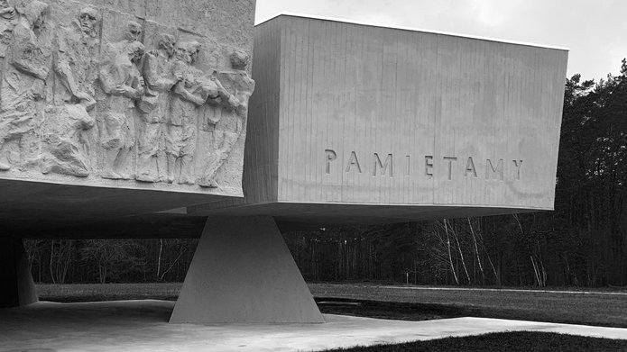 a stone monument