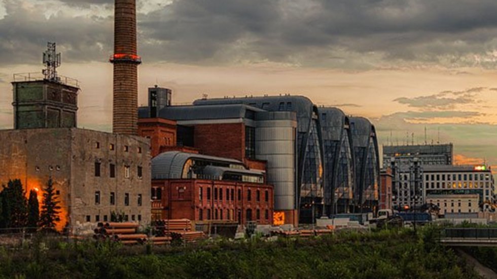 a decorative element: landscape of the post-industrial city