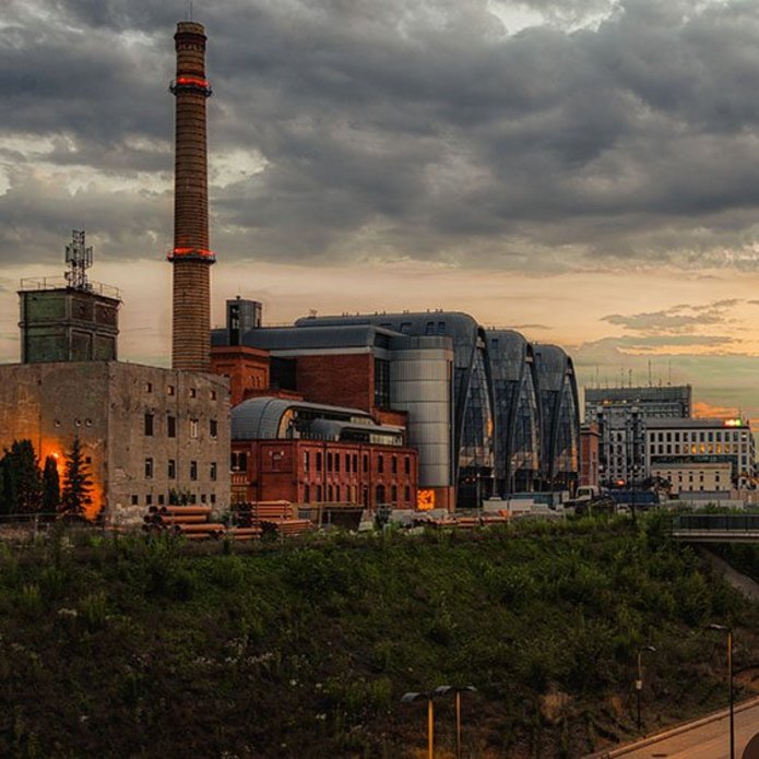 a decorative element: landscape of the post-industrial city