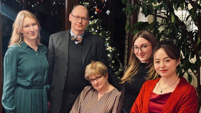 Wigilia u prof. Sasina