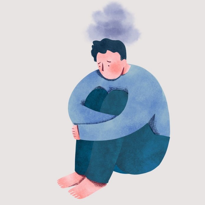 Chłopiec z natłokiem myśli