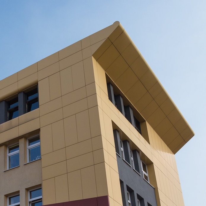 Detal architektoniczny budynku Wydziału Ekonomiczno-Socjologicznego UŁ