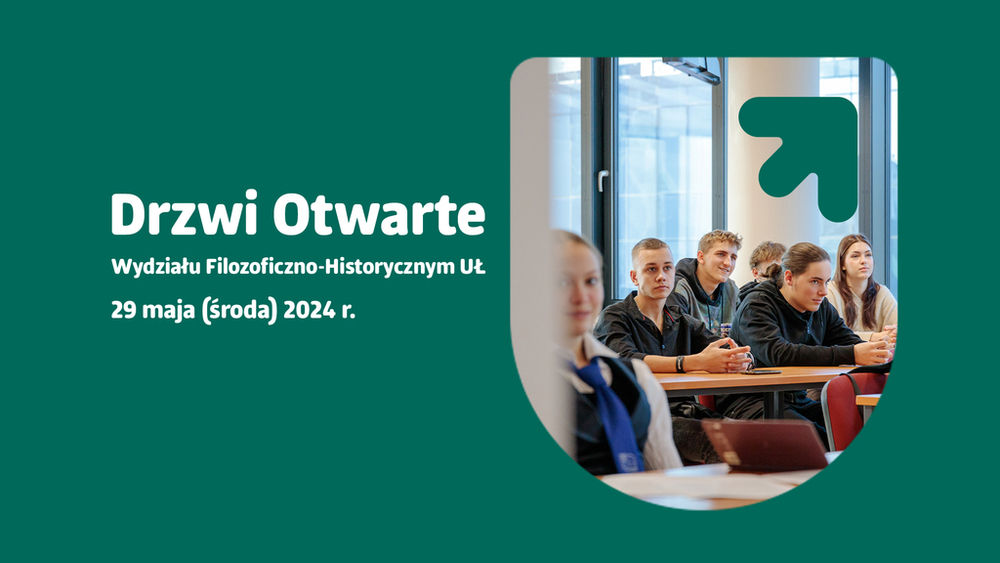 Grafika Drzwi Otwartych WFH UŁ