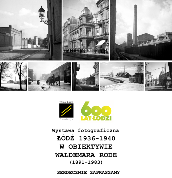 Grafika promująca wydarzenie, tytuł i zdjęcia