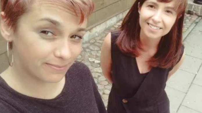 Dr Aleksandra Krupa-Ławrynowicz i dr Alicja Piotrowska (Instytut Etnologii i Antropologii Kulturowej Uniwersytetu Łódzkiego). 