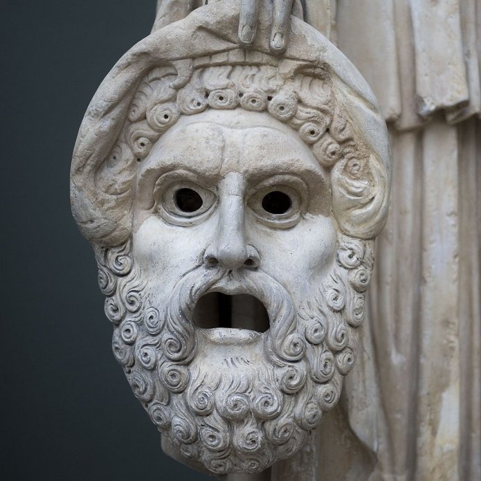 maska teatru greckiego