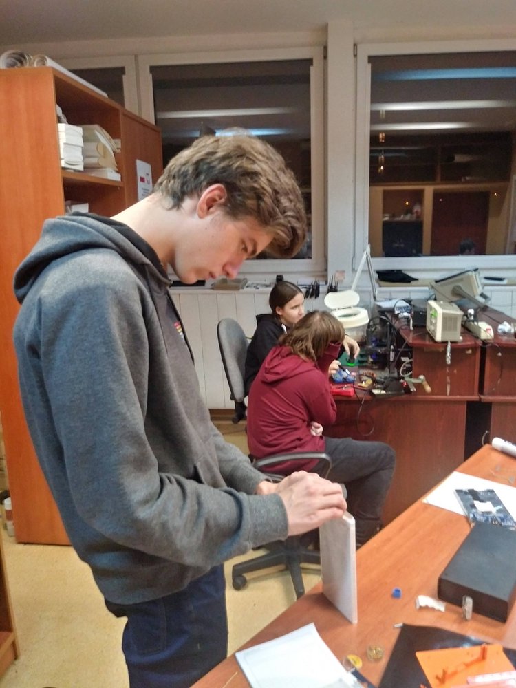 Telewizja TVP 3 nagrywa materiał do programu Łódzka Nauka