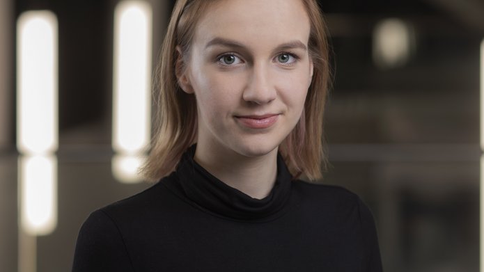 Studentka UŁ Agata Becherka