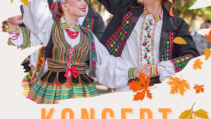 grafika przedstawia napis: koncert jesienny, Centrum Dialogu im. Marka Edelmana, ul. Wojska Polskiego 68, 26.10.2024, 16:00