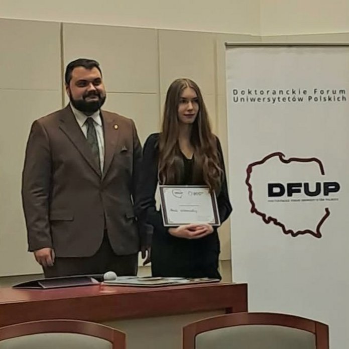 Monika Wilanowska, winner of the DOCUP competition