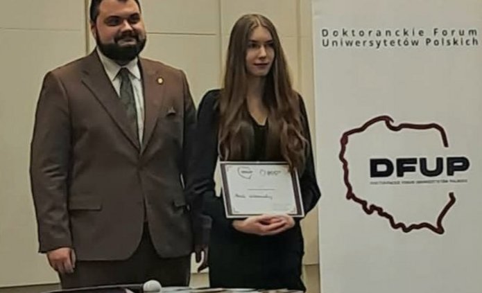 Monika Wilanowska, winner of the DOCUP competition