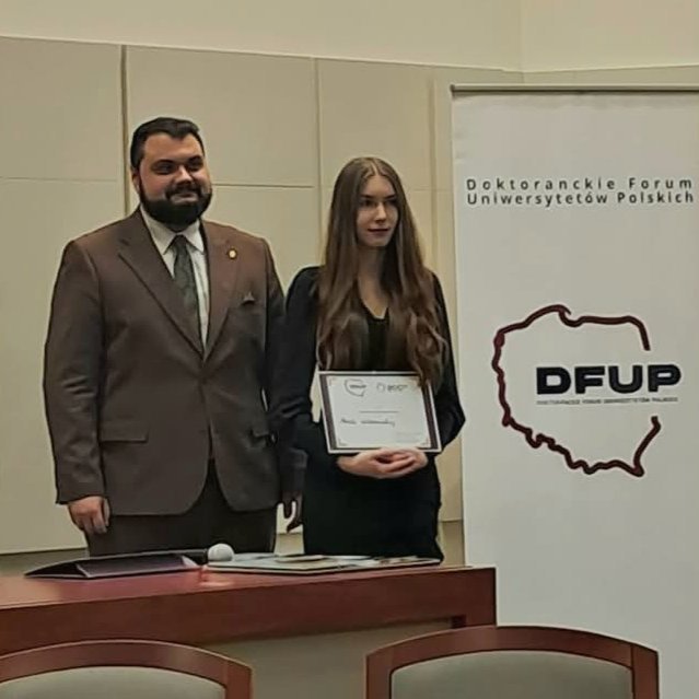 Monika Wilanowska, winner of the DOCUP competition
