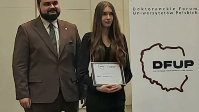 Monika Wilanowska, winner of the DOCUP competition