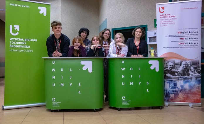 Studenci z koła naukowgo