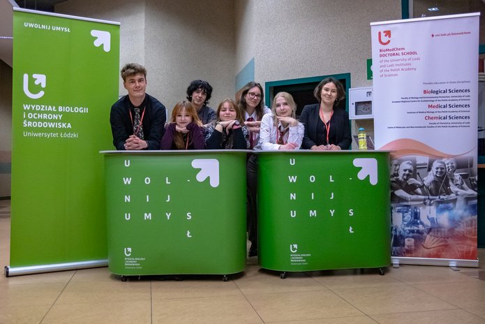 Studenci z koła naukowgo