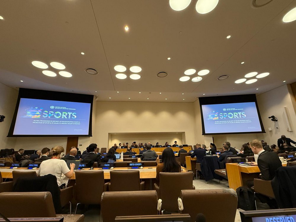 Posiedzenie grupy roboczej Biura Narodów Zjednoczonych ds. Zwalczania Terroryzmu, zdjęcie