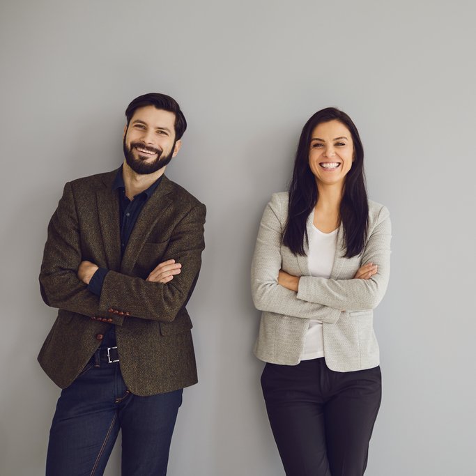 element dekoracyjny - kobieta i mężczyzna