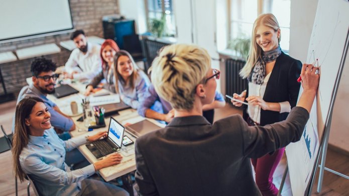 participants of a training session