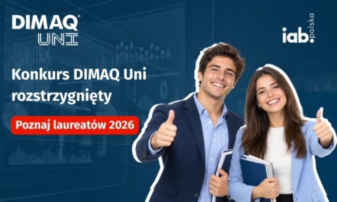Grafika konukrsu, dwie młode uśmiechnięte osoby podnoszące kciuki w geście okay