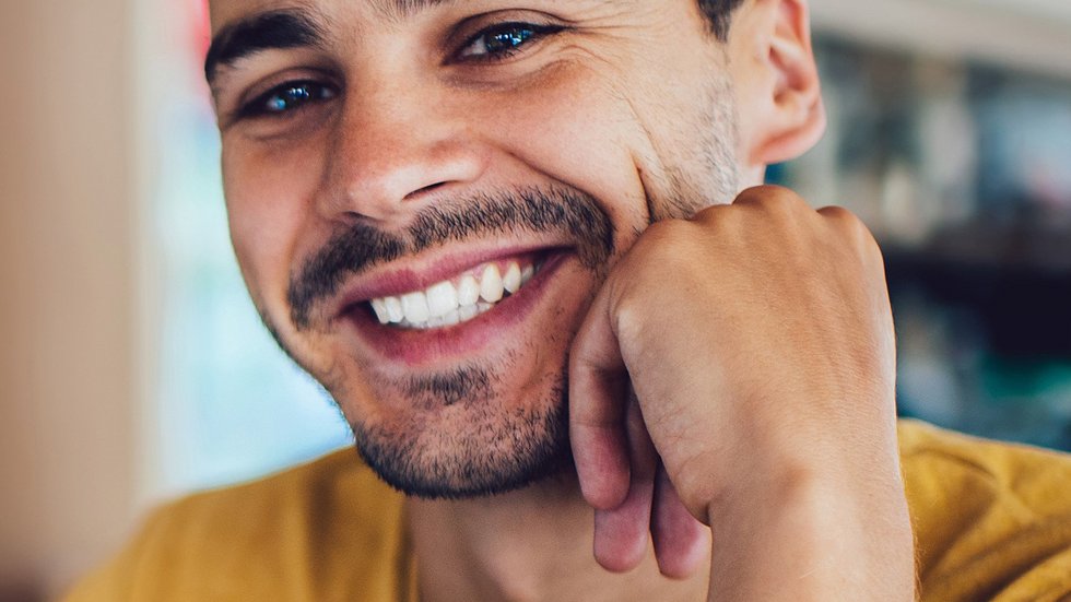 Uśmiechnięty chłopak