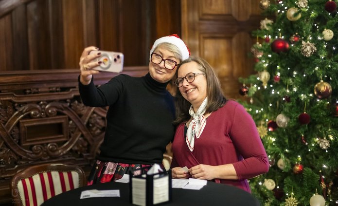Spotkanie świąteczne z zagranicznymi naukowcami UŁ