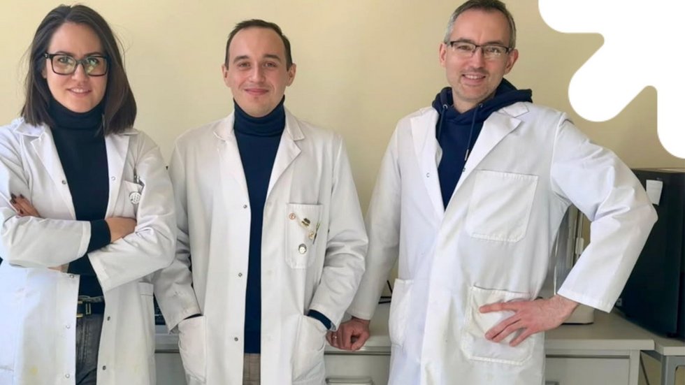 a photo of scientists the text is about