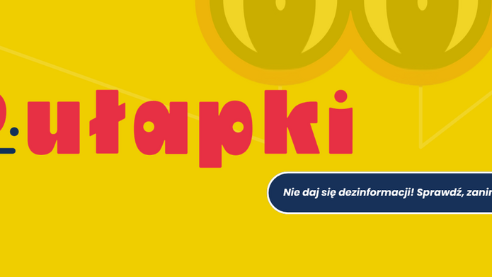 Baner z napisem Pułapki