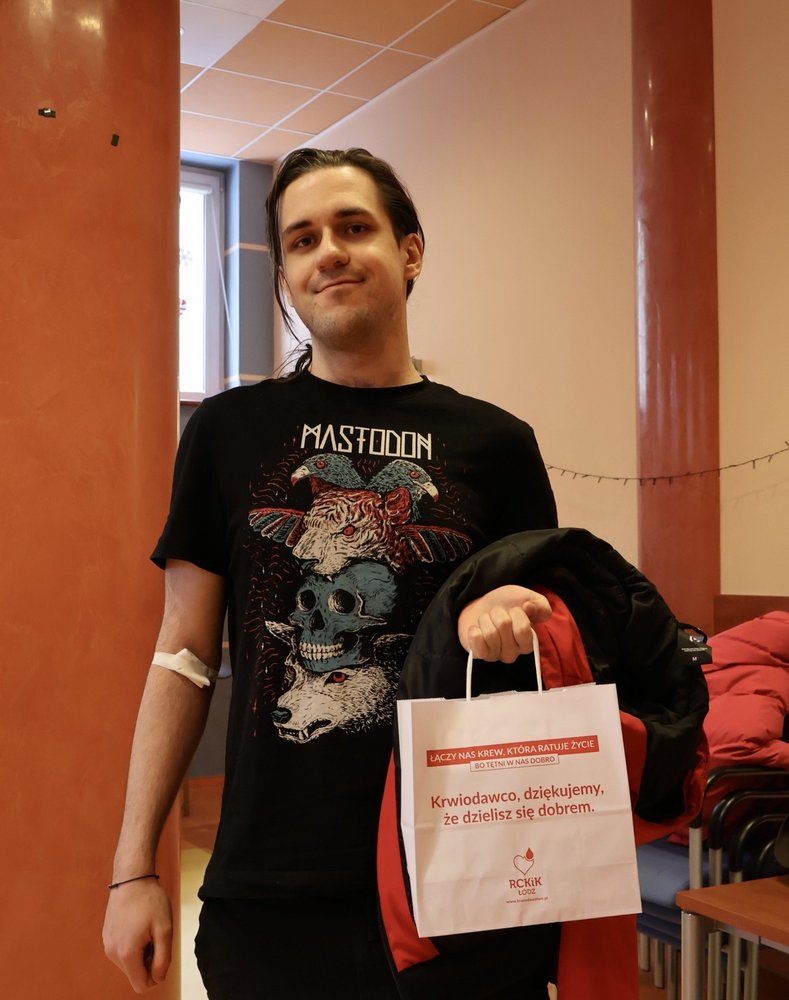 Akcja oddawania krwi na Osiedlu Akademickim UŁ