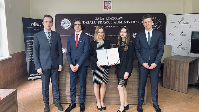 Studenci UŁ laureatami I Ogólnopolskiego Konkursu Moot Court 