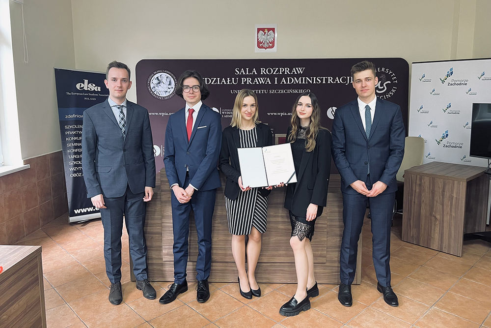 Studenci UŁ laureatami I Ogólnopolskiego Konkursu Moot Court 