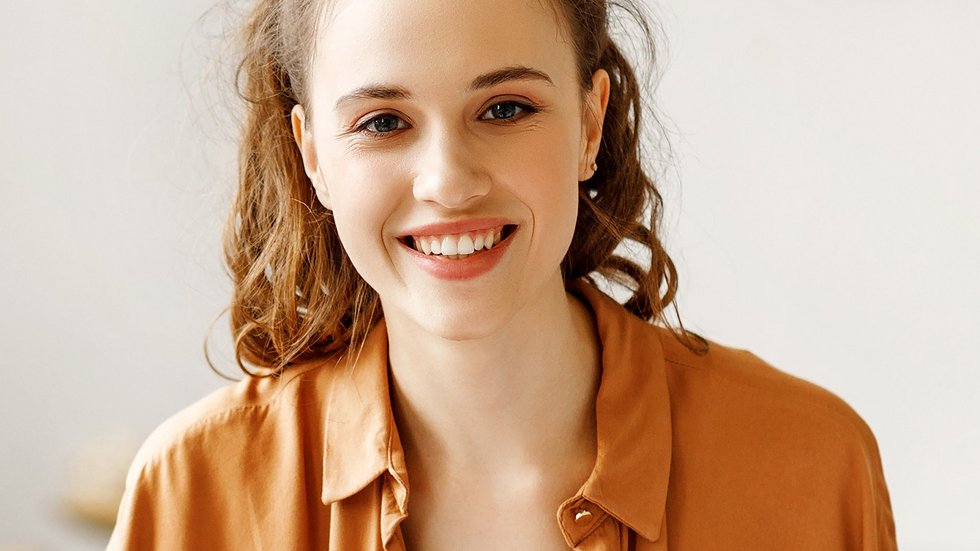 Uśmiechnięta kobieta