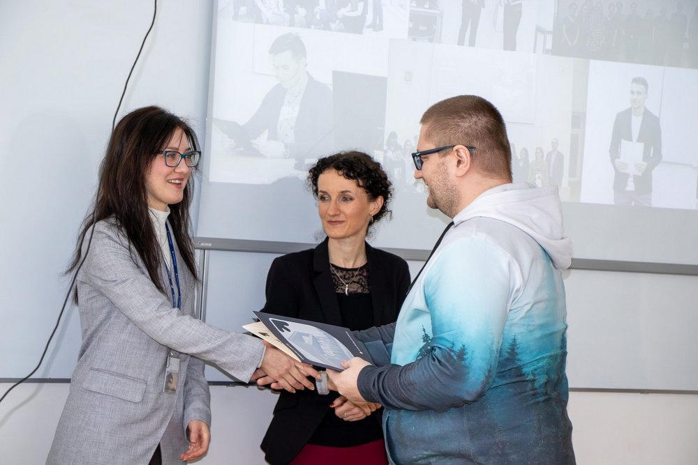 moment wręczenia nagród