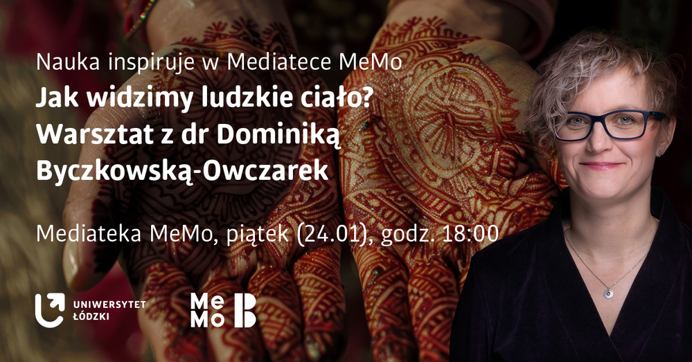 Baner promujący wydarzenie z dr Dominiką Byczkowską-Owczarek