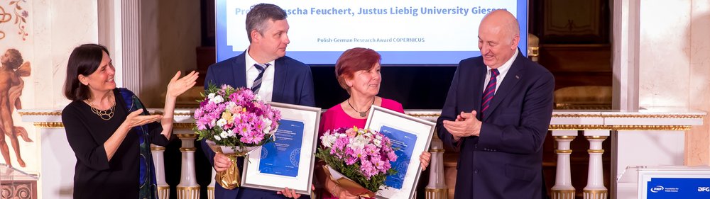 Prof. Krystyna Radziszewska i prof. Sascha Feuchert