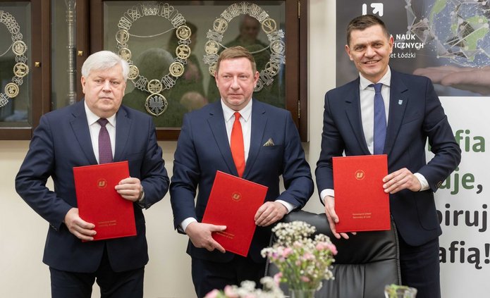 Signing of the letter of intent between the Faculty of Geographical Sciences of the University of Lodz and the Polish Network for Rural Renewal and Development